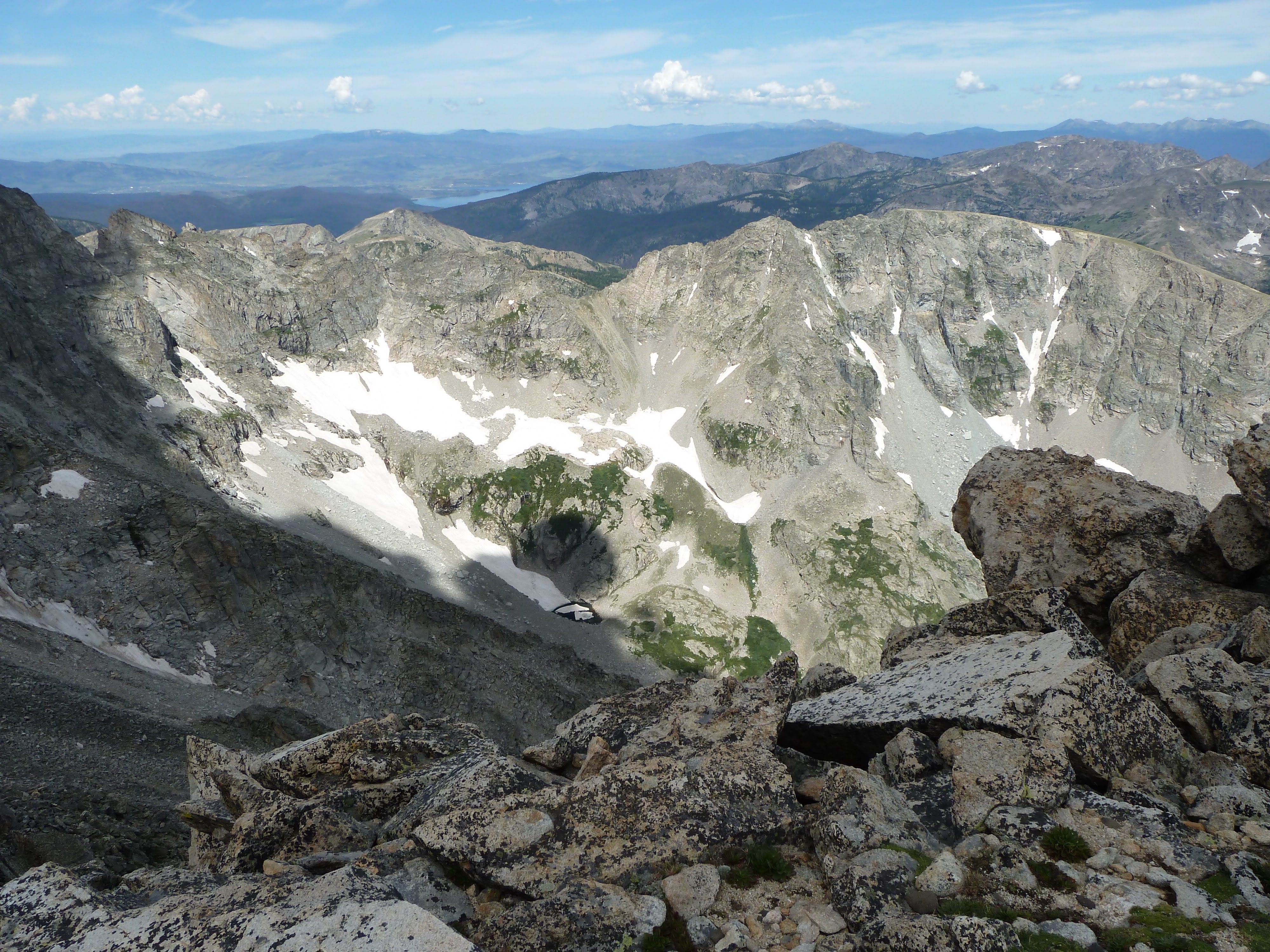 From the near summit of Mt Audubon in Colorado