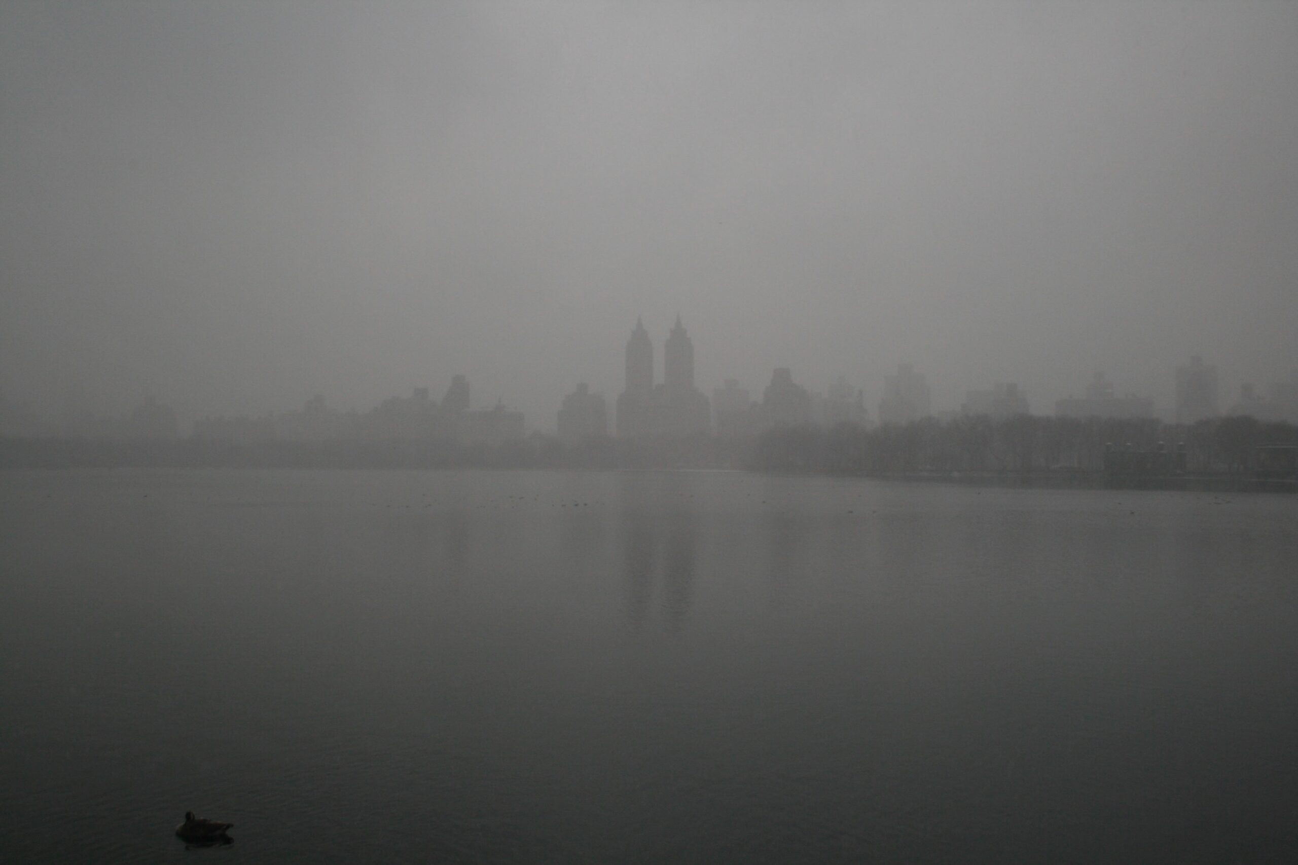 Across the lake in central park shot with a Digital Rebel XTI